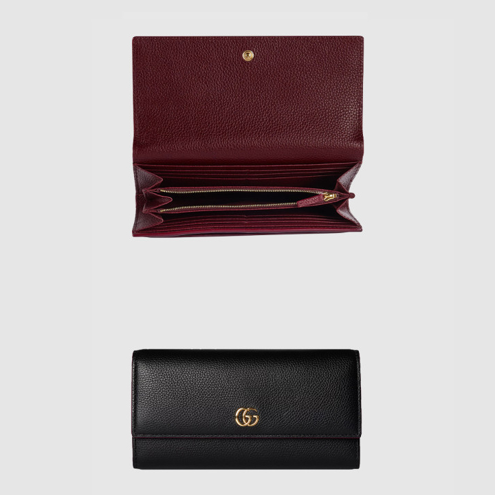 구찌 GG 마몽 바이컬러 장지갑 456116