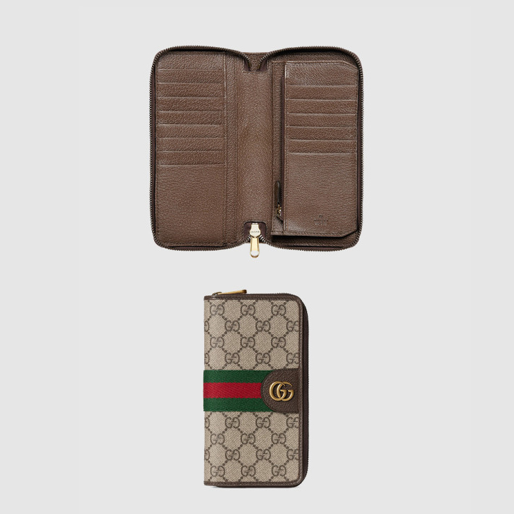 구찌 오피디아 컬렉션 풀 지퍼 지갑 838619