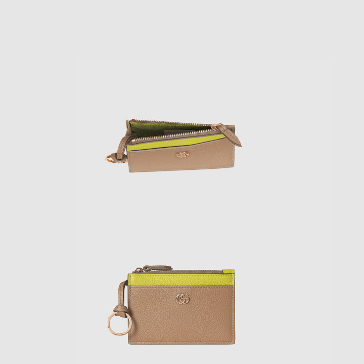 구찌 GG 마몽 지퍼 카드 지갑 837966