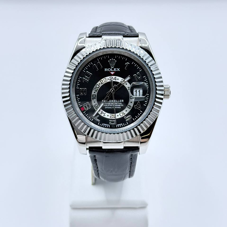 로렉스 스카이드웰러 블랙 아라빅 오이스터플렉스  RO111