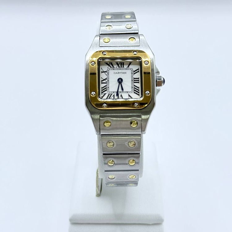 까르띠에 산토스 갈베 0902 콤비금장 CS41