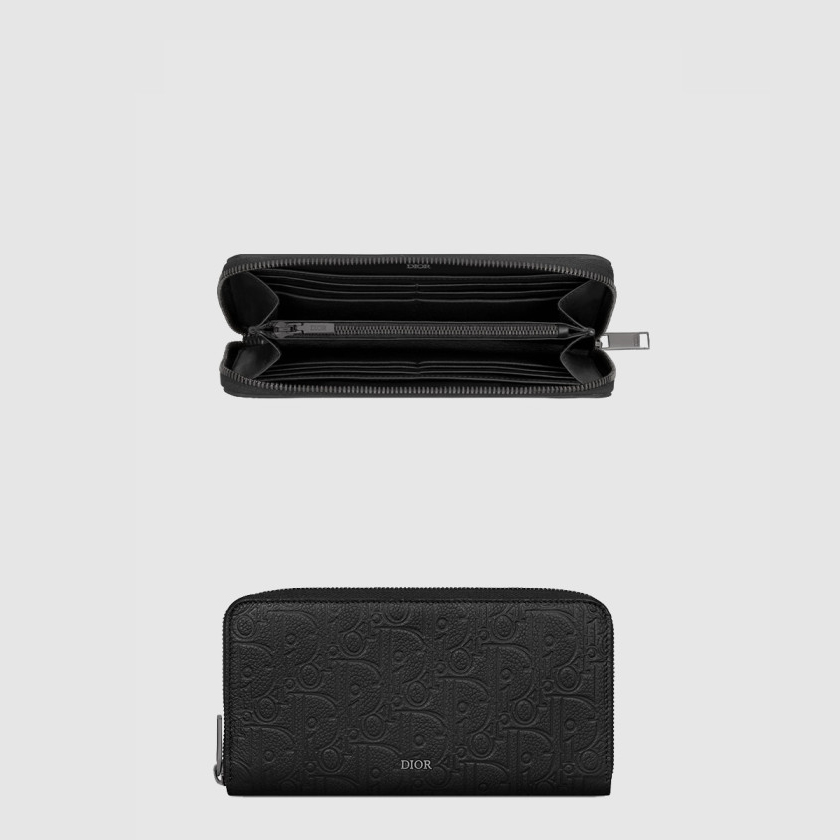 디올 지퍼 장지갑 2ESBC