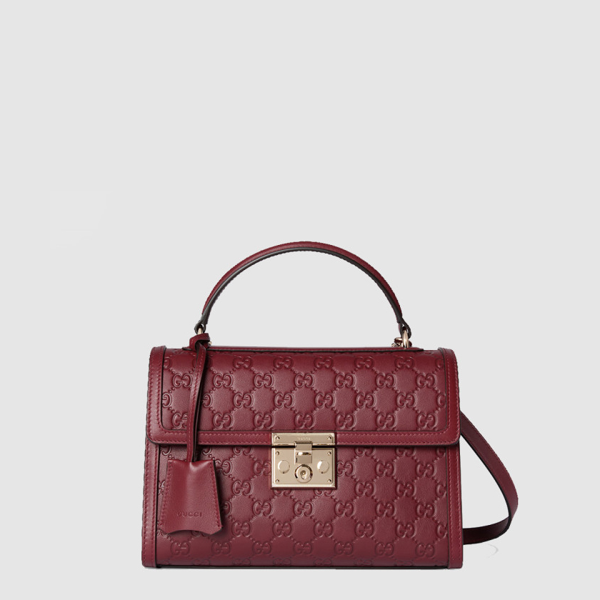 구찌 패드락 GG 수프림 탑핸들백 838998