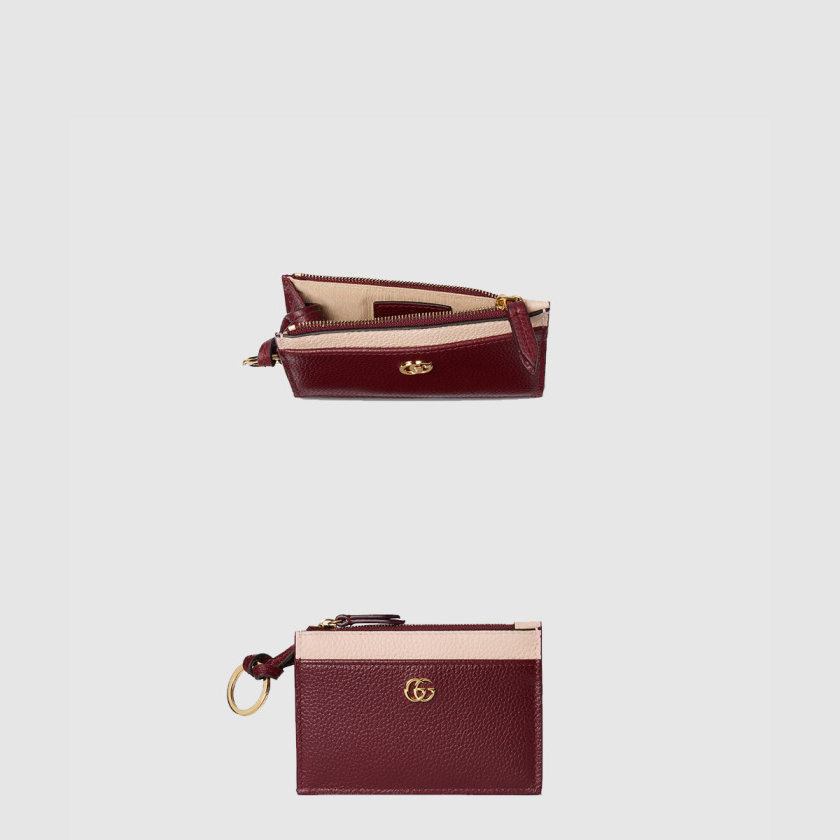 구찌 GG 마몽 지퍼 키 파우치 837966