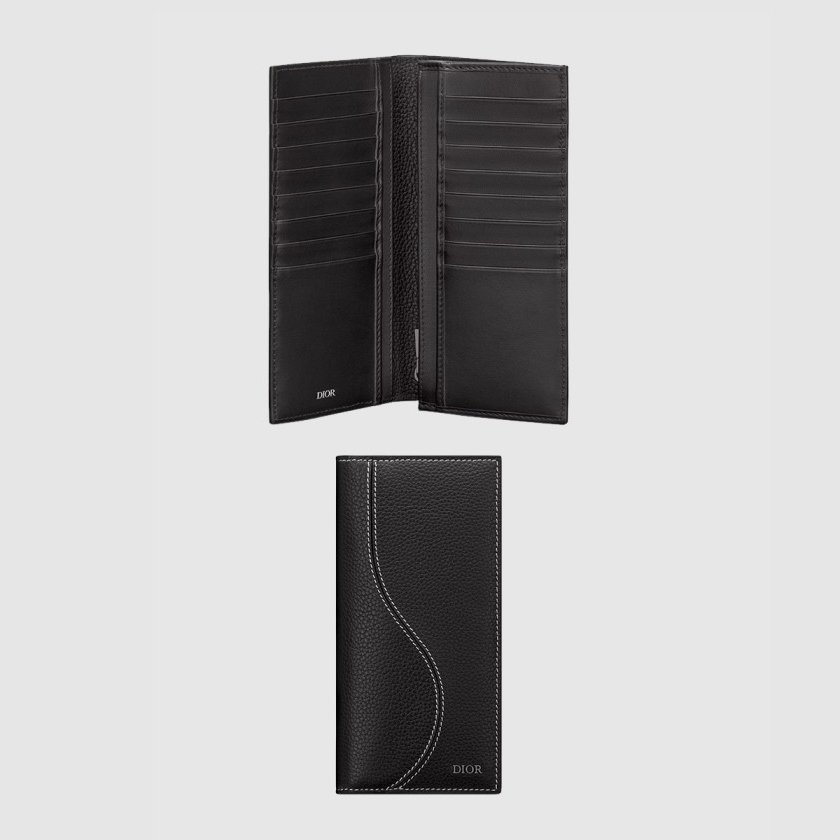디올 Saddle 버티컬 장지갑 2ADBC