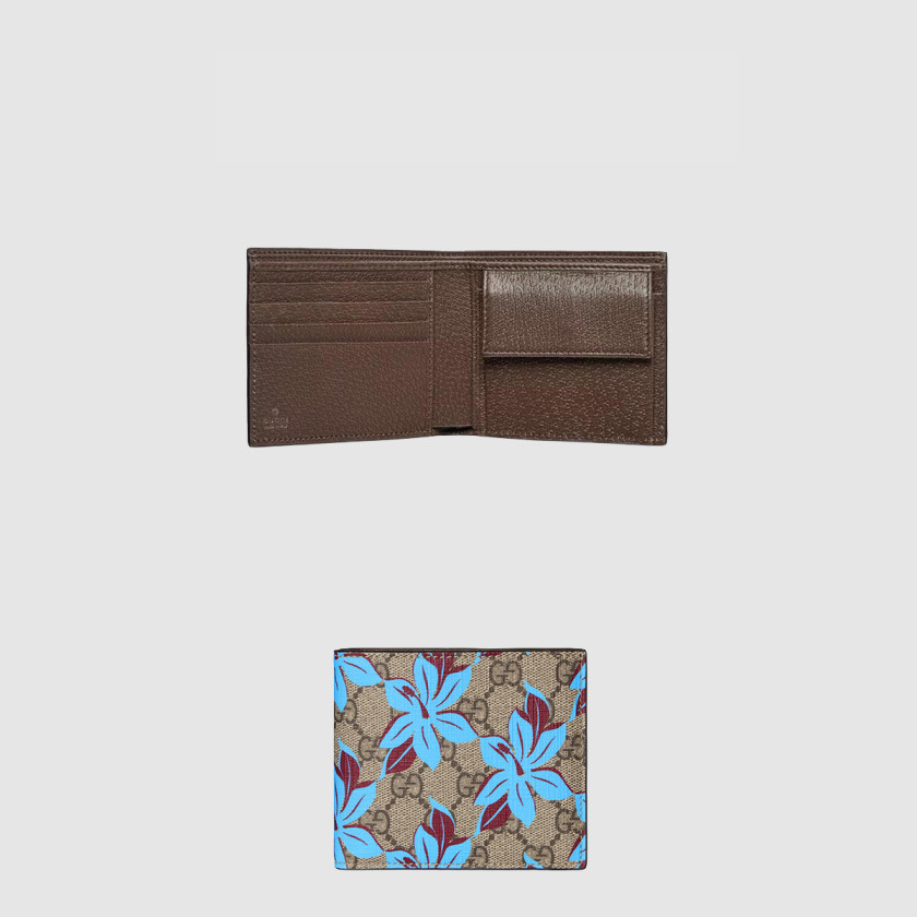 구찌 플라워 패턴 반지갑 841147