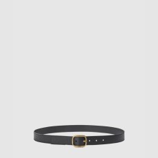 로에베 유연한 곡물 송아지 가죽의 둥근 소프트 벨트