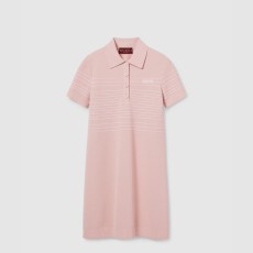 구찌 Intarsha 패브릭 폴로 드레스 818744