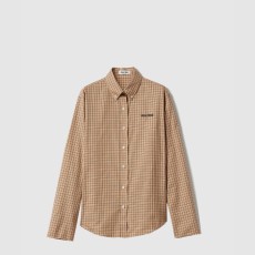 미우미우 체크 셔츠