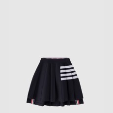 톰브라운 사선 플리츠 미니 스커트