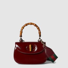 구찌 뱀부 1947 스몰 탑 핸들백 675797