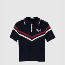 톰브라운 프린트 니트 톱