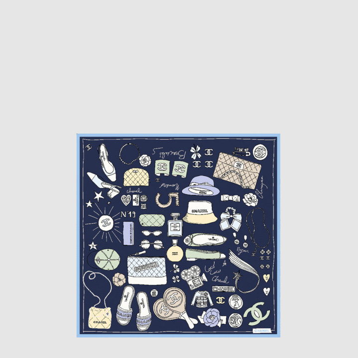 샤넬 스퀘어 스카프 AA9820