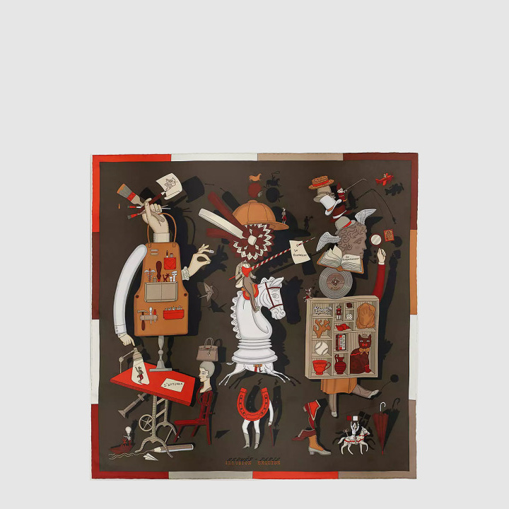 에르메스 Illusion Exquise 숄 140