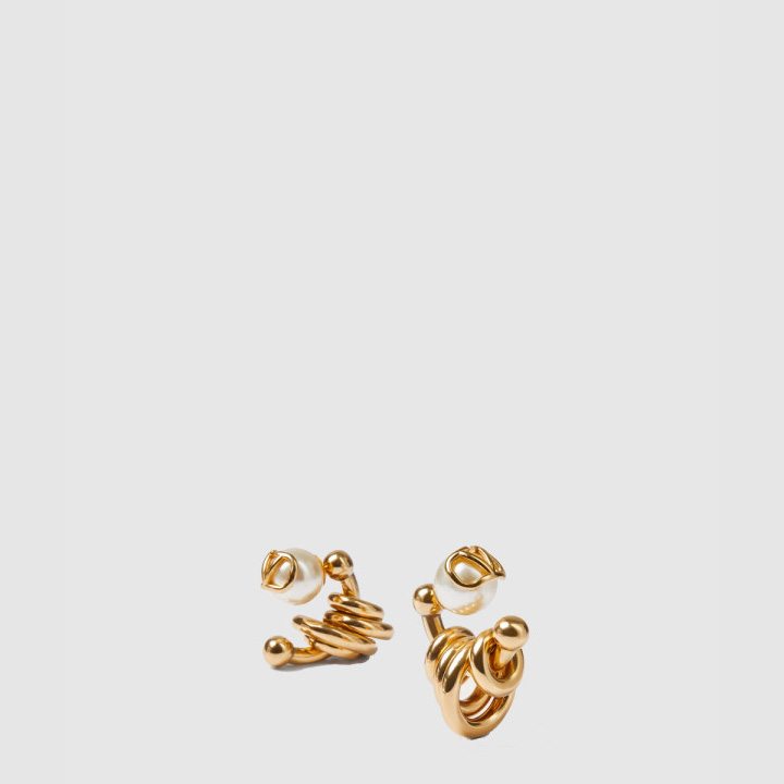 발렌티노 진주 오발렛 이어링