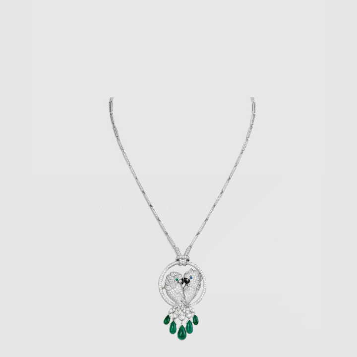 까르띠에 파우나 앤 플로라 네크리스 HP300100