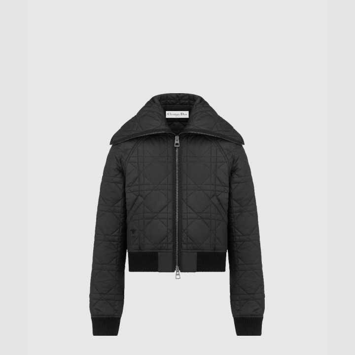 디올 오버사이즈 칼라 매크로까나쥬 재킷