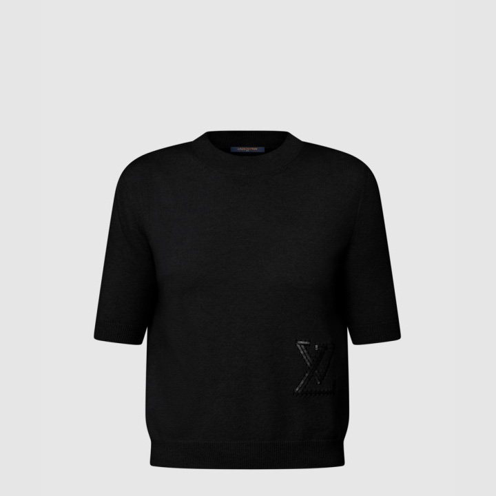 루이비통 시퀸 시그니처 니트 톱