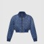 루이비통 크롭드 모노그램 데님 보머 재킷