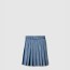 미우미우 플리츠 데님 스커트