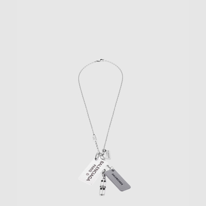 발렌시아가 올 액세스 네크리스 실버 830077