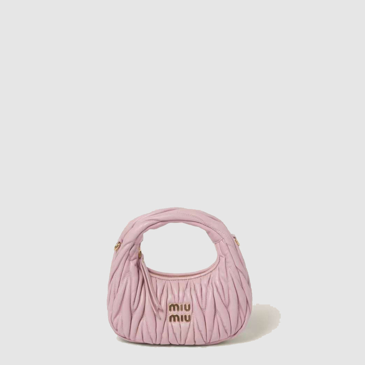 미우미우 완더 마테라쎄 나파 가죽 호보 미니 백 5BP078