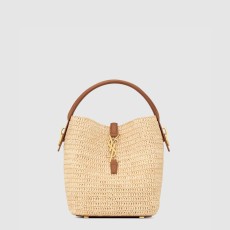 생로랑 라피아 소재 LE 37 스몰 백 839387