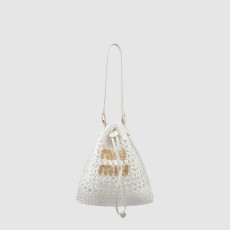 미우미우 우븐 패브릭 미니 백 5ND016