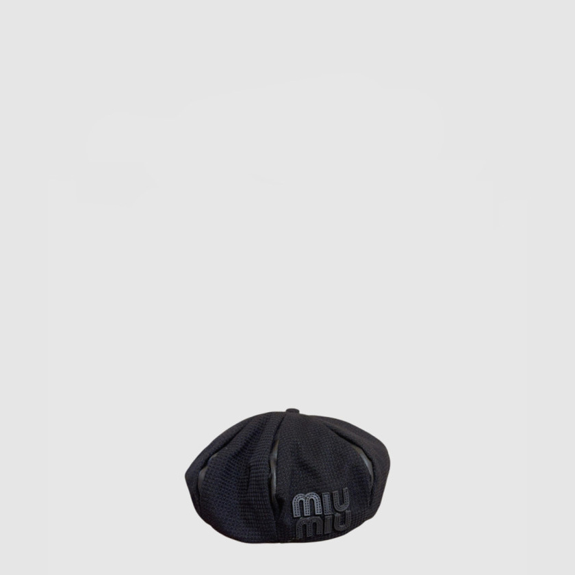 미우미우 로고 베레모 5HC272