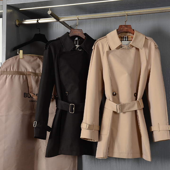 버버리 숏 트렌치코트