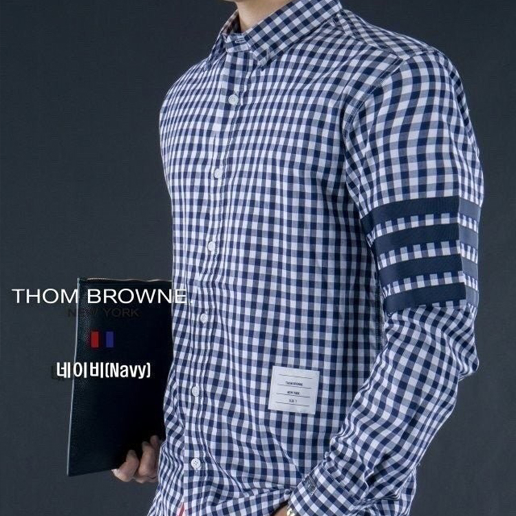 톰브라운 TB 폴렛 체크 셔츠