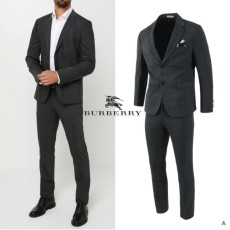 버버리 BBR 글랜체크 슬림 정장 세트