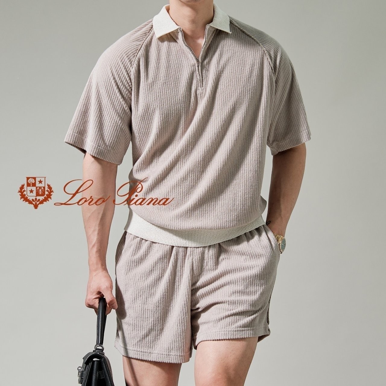 로로피아나 LLP 올드머니 클레식 트레이닝 셋업