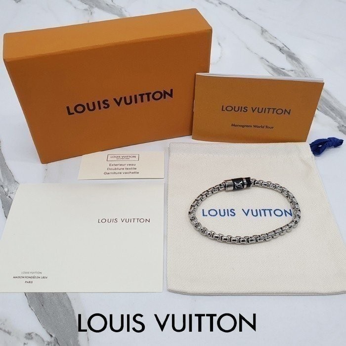 루이비통 모노그램 체인 팔찌 655