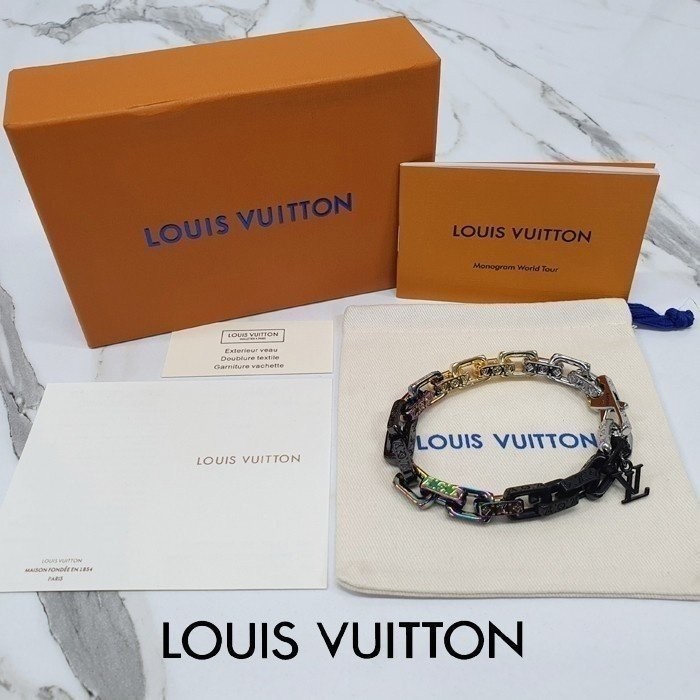 루이비통 파라다이스 체인 팔찌 663