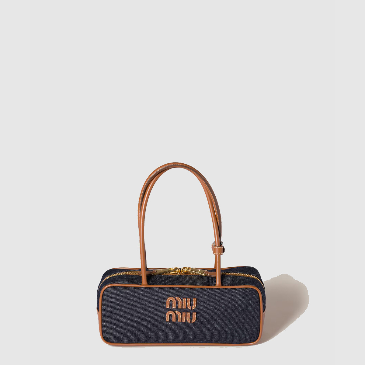 미우미우 보 데님 백 5BB173