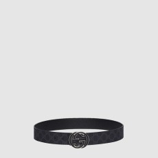 구찌 인터로킹 G 버클 리버서블 벨트 812273