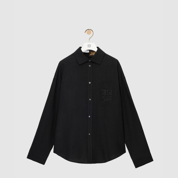 로에베 셔츠 비스코스 린넨