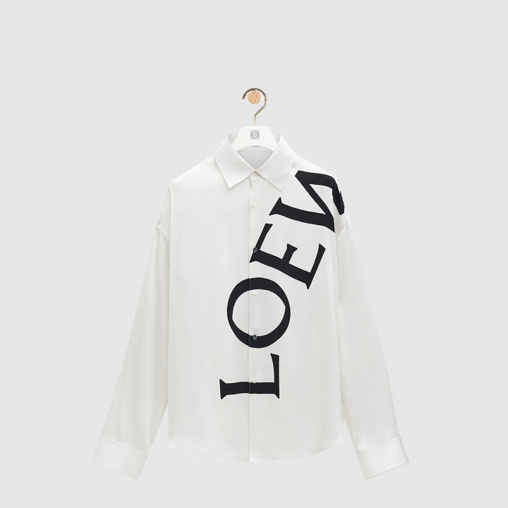 로에베 실크 셔츠