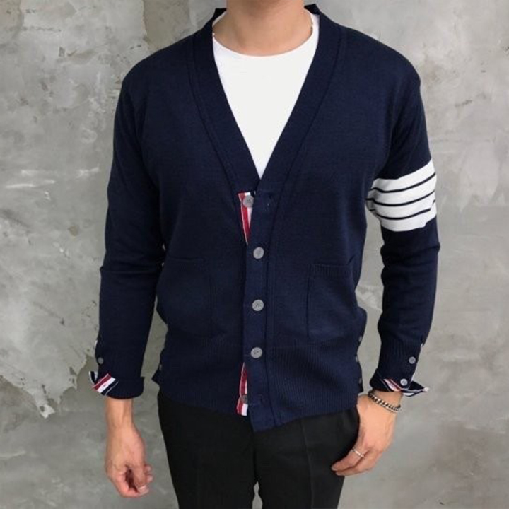 톰브라운 TB 사선 가디건