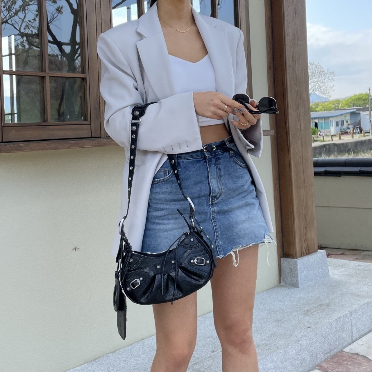 발렌시아가 르카골 XS 숄더백