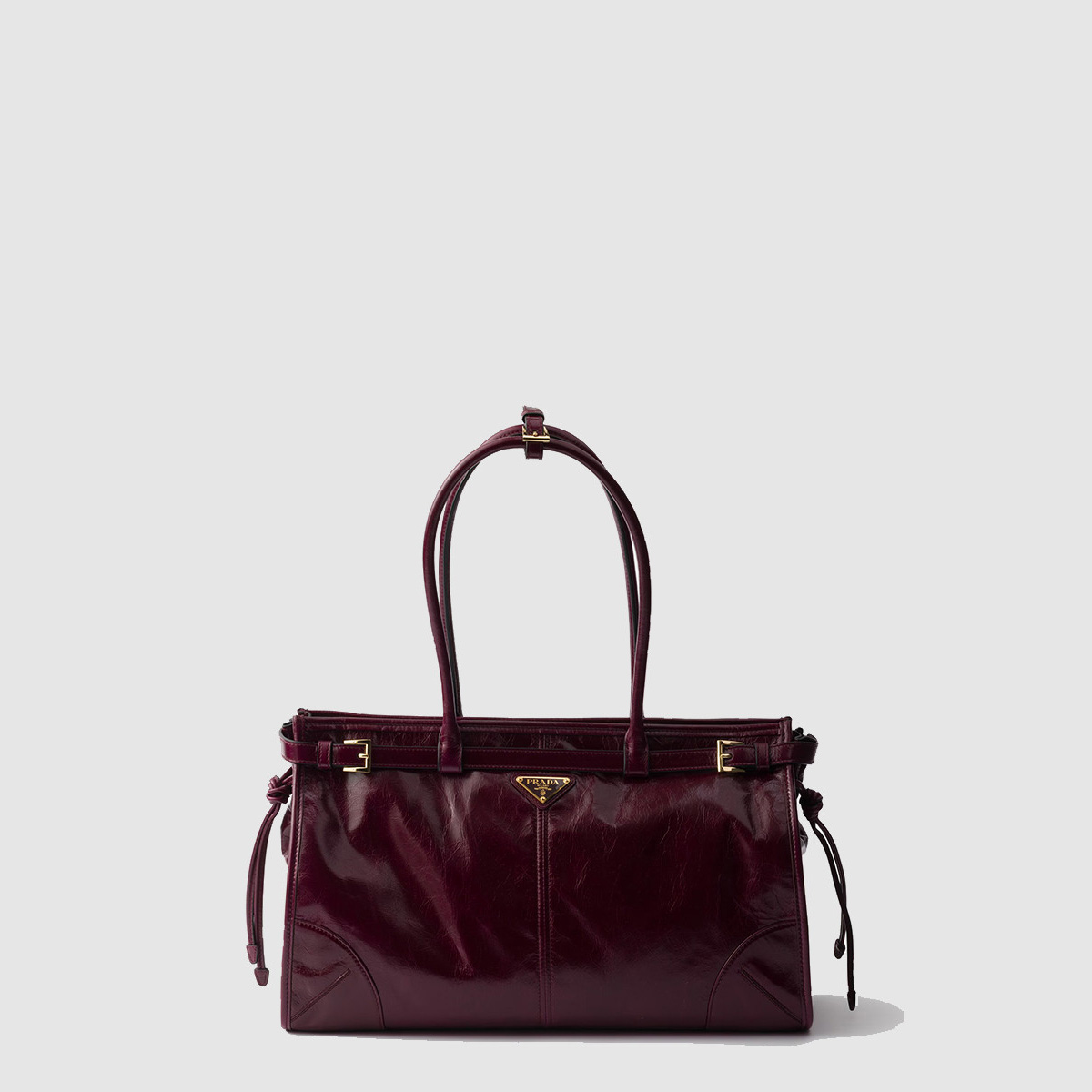 프라다 보니 라지 가죽 핸드백 1BA433