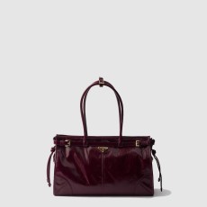 프라다 보니 라지 가죽 핸드백 1BA433