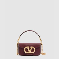 발렌티노 가라바니 로코 주얼 로고 스몰 숄더 백 7W2B0K53CXA