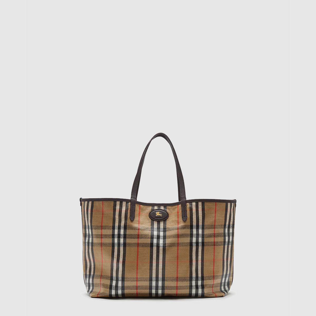 버버리 미디엄 하이랜드 토트 81122221