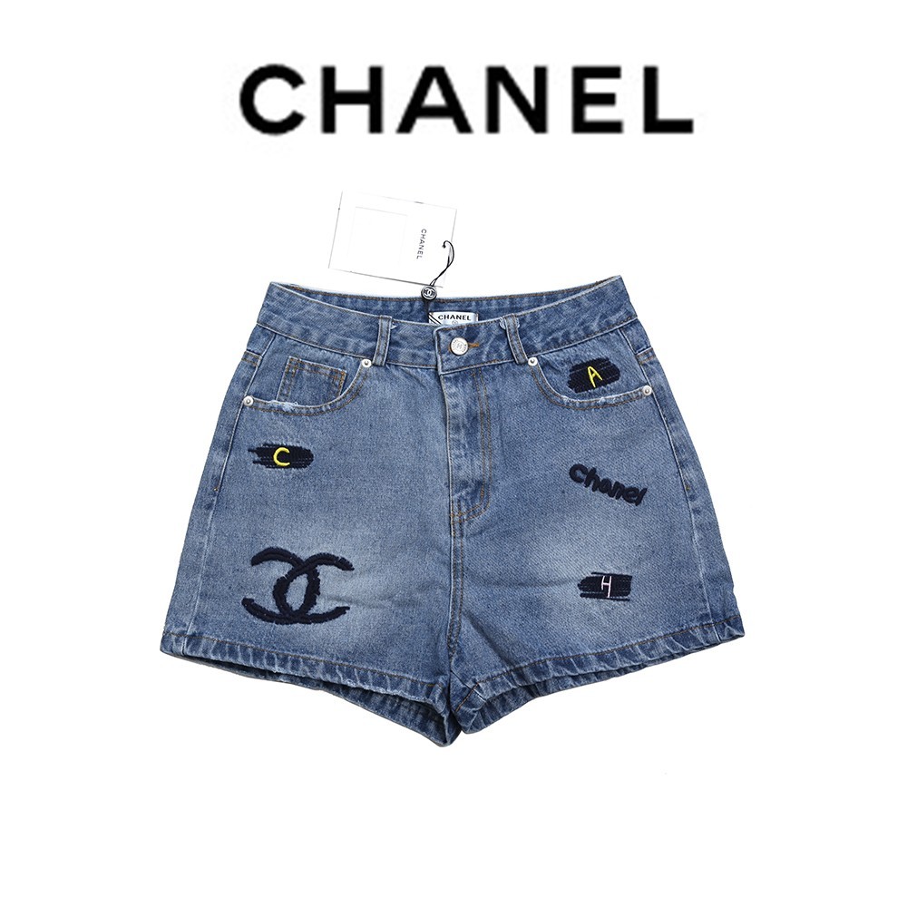 샤넬 CC포인트 멀티데님 청반바지