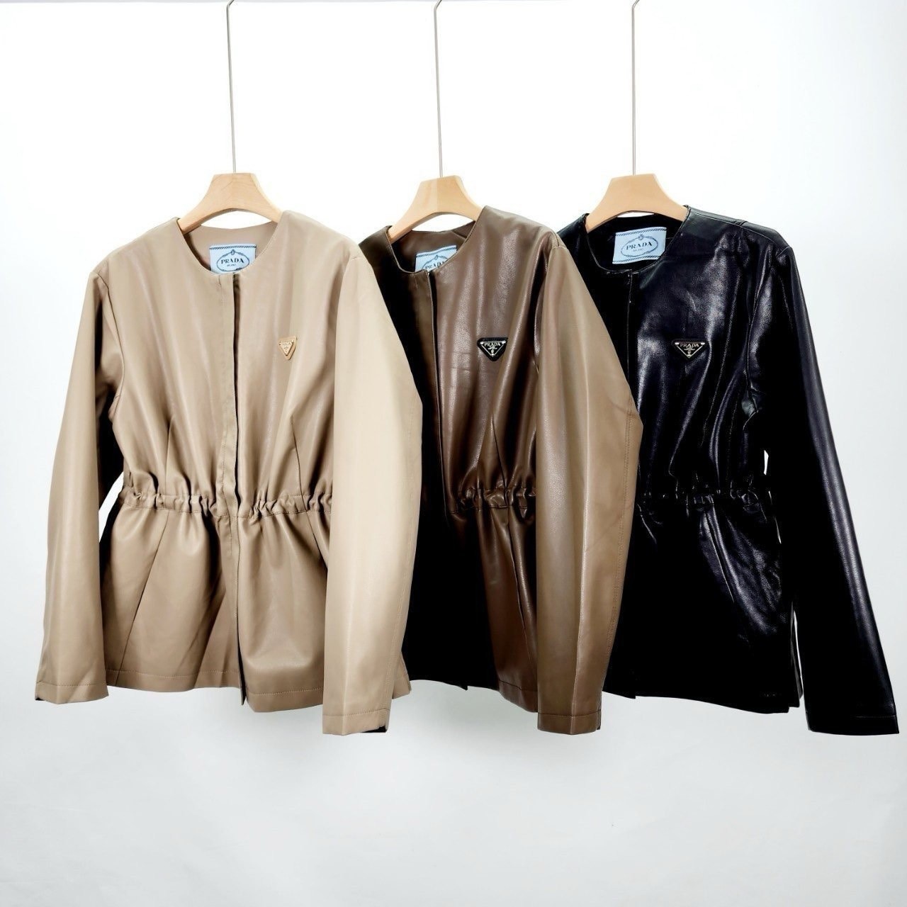 프라다 PRD 페칭 에코 레더자켓