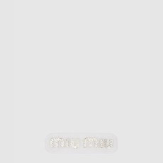 미우미우 크리스탈 로고 헤어핀 5IF072