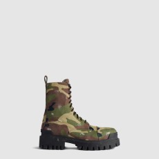 발렌시아가 카모 프린트 부츠 786135