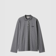 미우미우 코튼 저지 폴로 셔츠